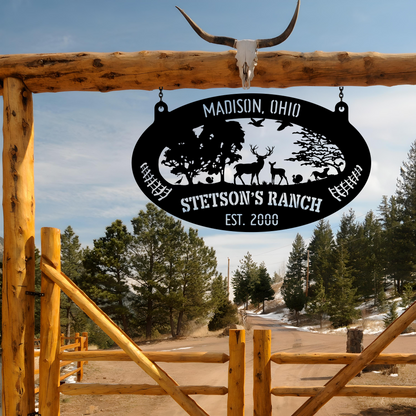 Ranch Metal Sign