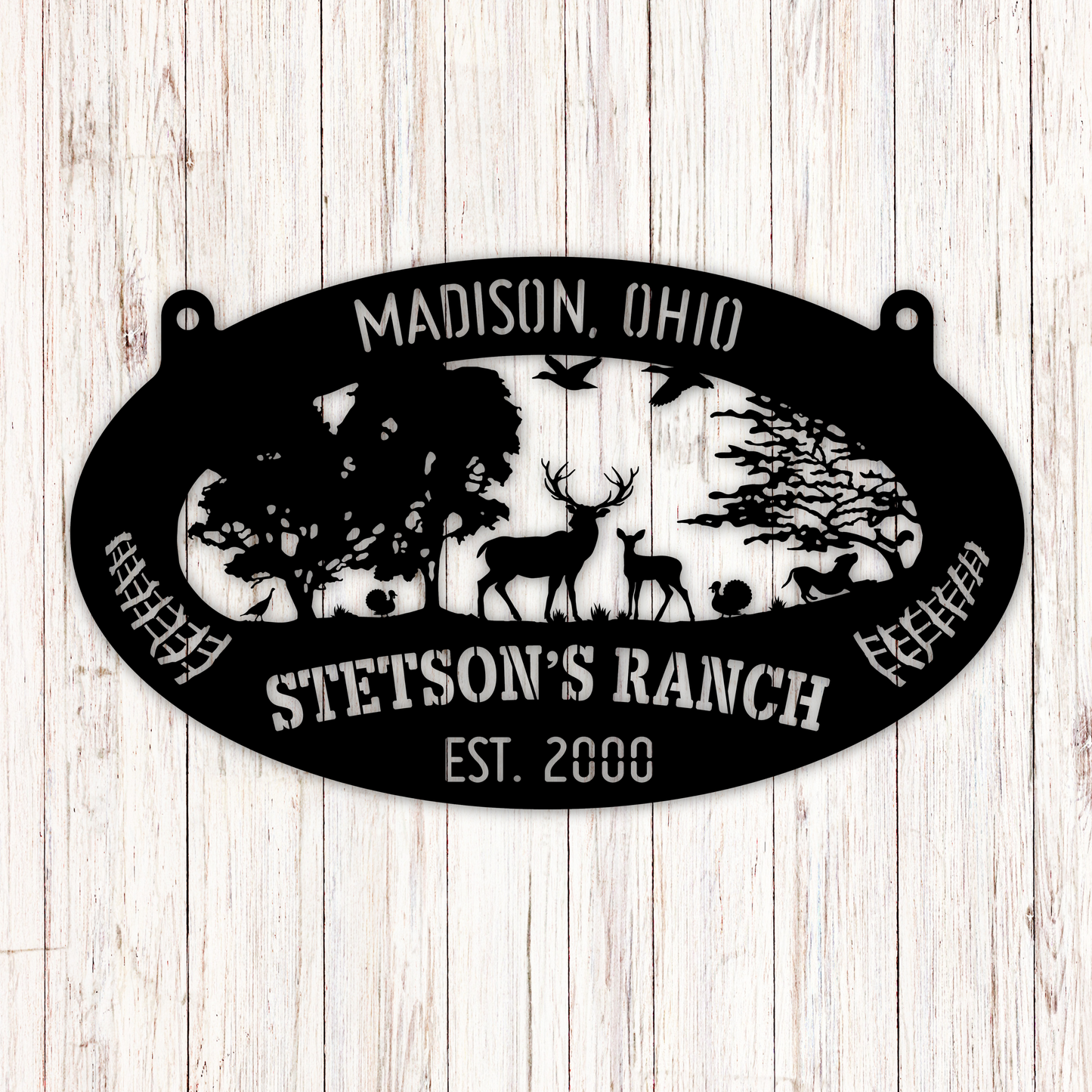 Ranch Metal Sign