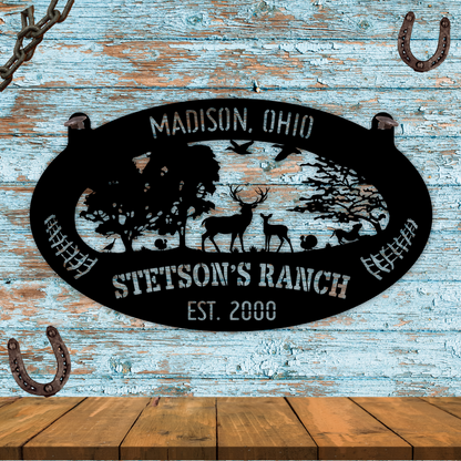 Ranch Metal Sign