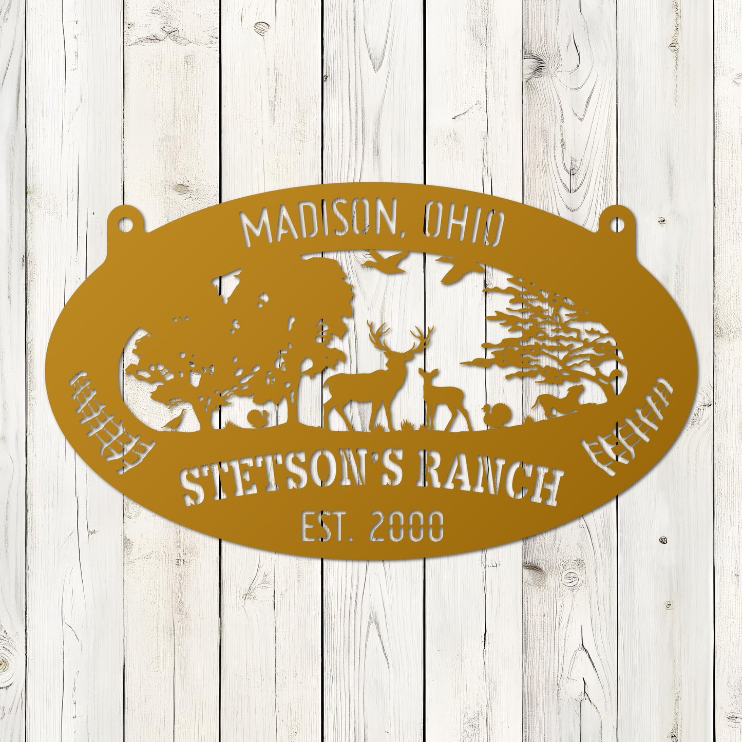 Ranch Metal Sign