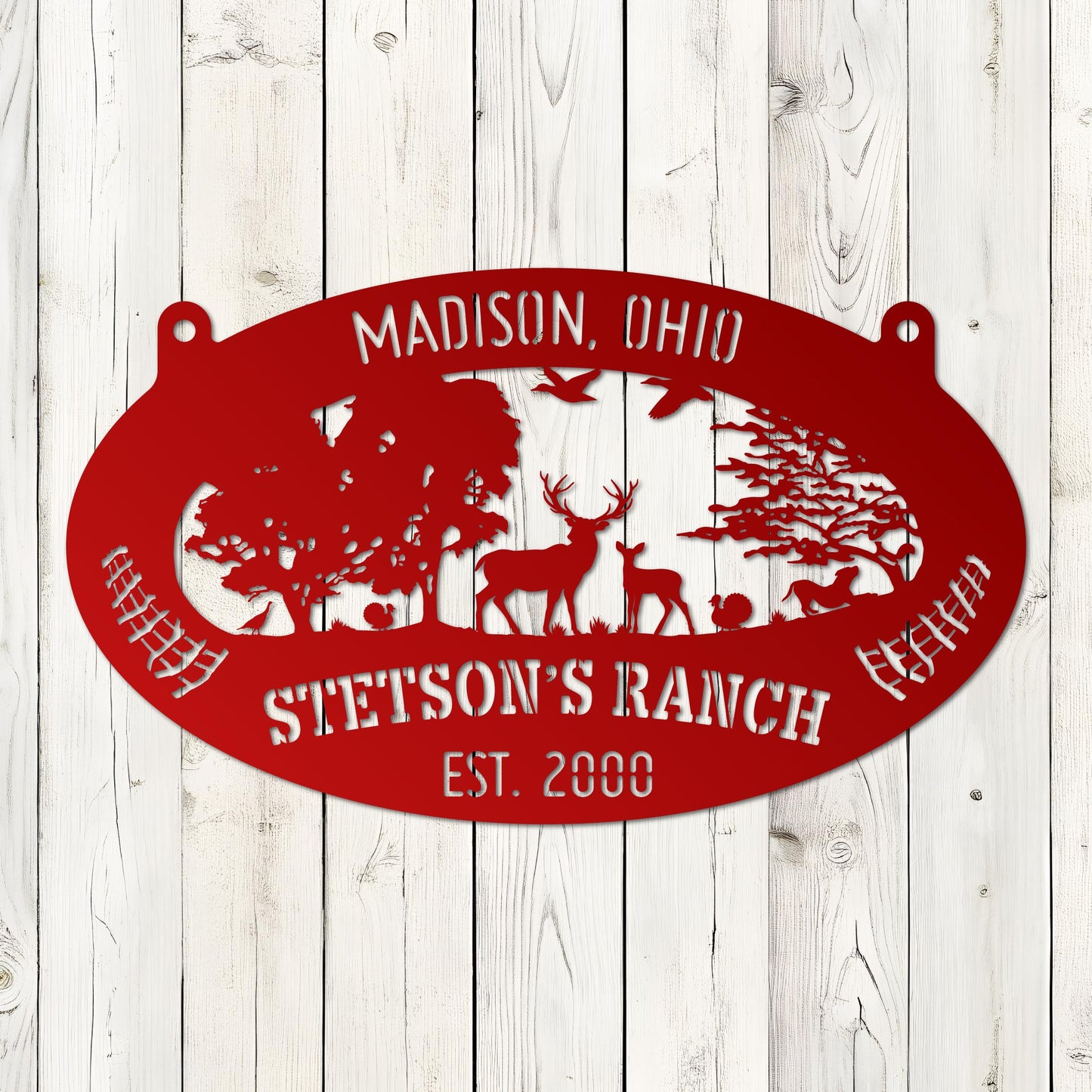 Ranch Metal Sign